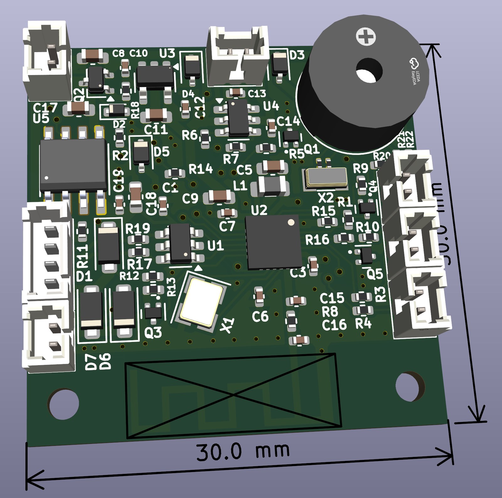 Representative compact BLE controller board